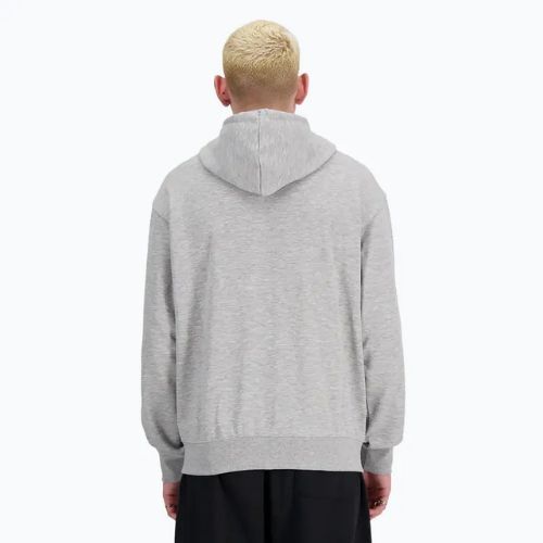 Bluză pentru bărbați New Balance Stacked Logo French athletic grey