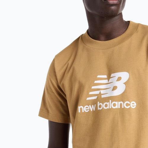 Tricou pentru bărbați New Balance Stacked Logo great plains