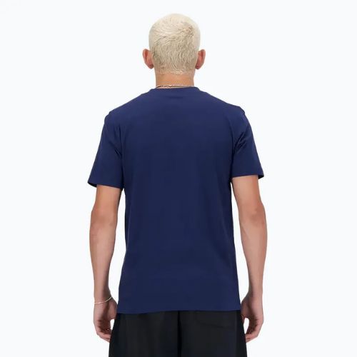 Tricou pentru bărbați New Balance Stacked Logo navy