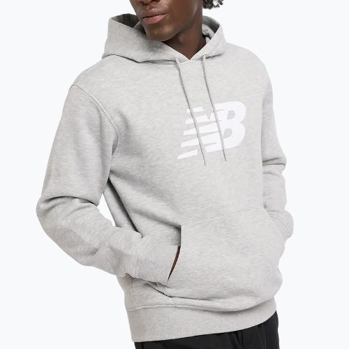 Bluză pentru bărbați New Balance Core Brushed Hoodie athletic grey