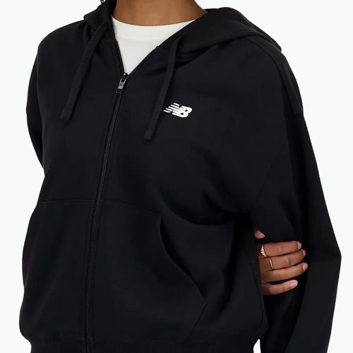 Bluză pentru femei New Balance French Terry Full Zip black