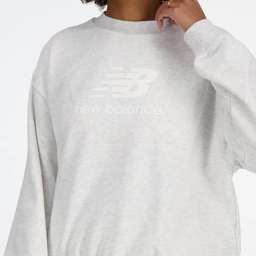 Bluză pentru femei New Balance French Terry Stacked ash heather