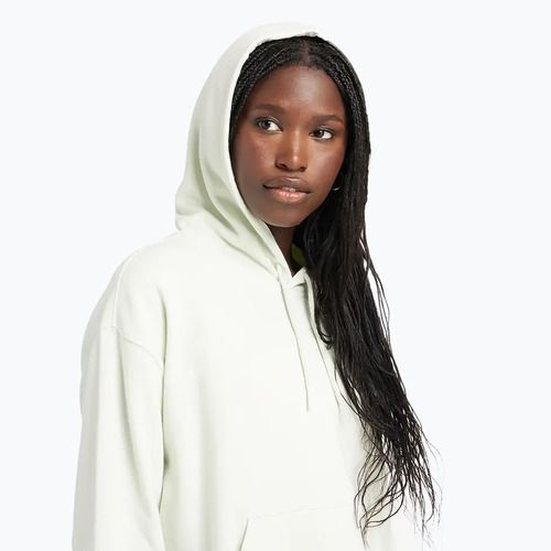 Bluză pentru femei New Balance French Terry Small Logo Hoodie natural mint