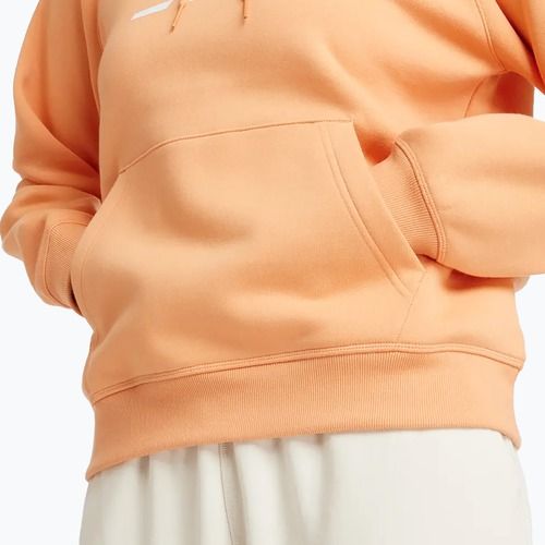 Bluză pentru femei New Balance Fleece Hoodie brown