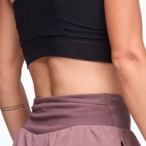 Pantaloni scurți de alergare pentru femei HOKA Glide 4" smokey quartz