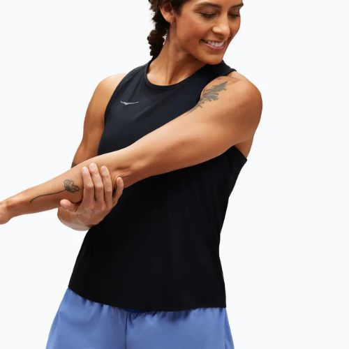 Tank top de alergare pentru femei HOKA Airolite Run Tank black