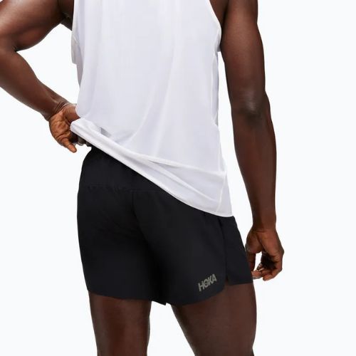 Pantaloni scurți de alergare pentru bărbați HOKA Glide With Brief 5" black
