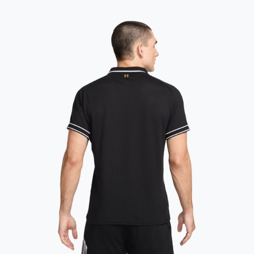 Tricou de tenis pentru bărbați Nike Court Heritage Polo black/white