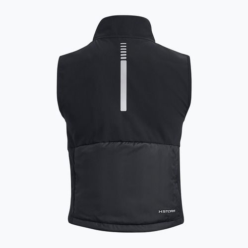 Under Armour Launch Insulated running fără mâneci negru/reflectorizant