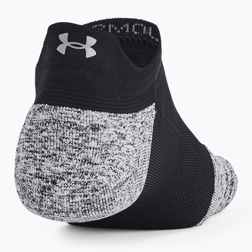 Șosete de alergare Under Armour Dry Run Cushion No Show 3 perechi black/pitch gray/reflective