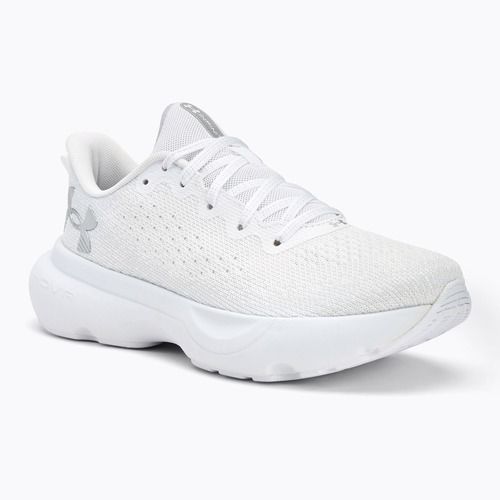 Pantofi de alergare pentru femei Under Armour Infinite alb/alb/argint metalic