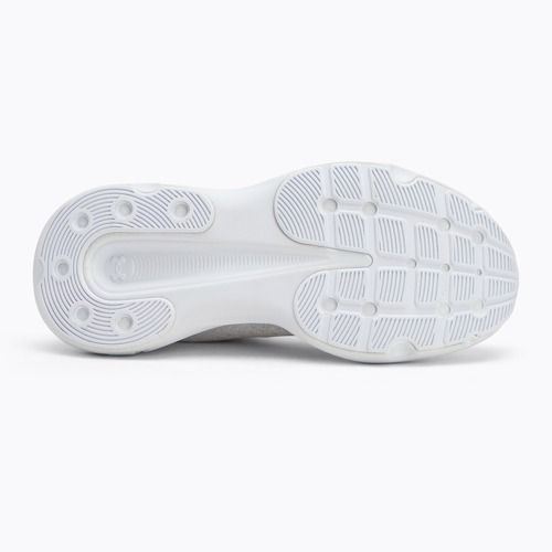 Pantofi de alergare pentru femei Under Armour Infinite alb/alb/argint metalic