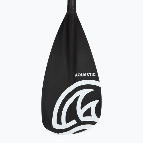 Vâslă SUP din 3-elemente AQUASTIC SUP Fibră + Carbon negru