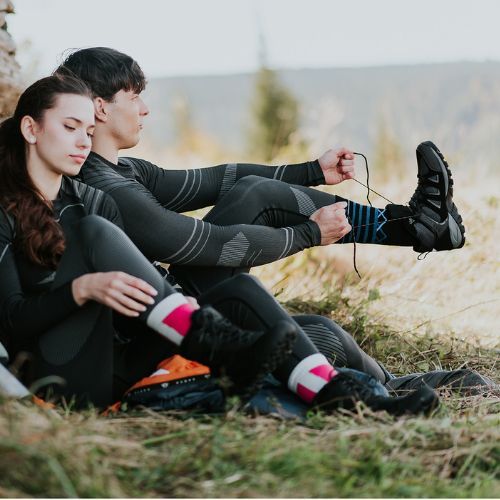 Încălțăminte trekking pentru bărbați KADVA Traver Low WaterProof negru