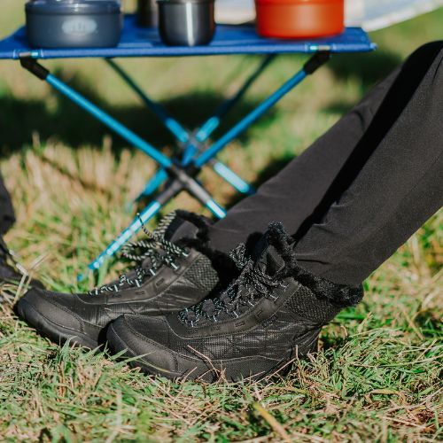 Ghete de damă KADVA Rava Mid WaterProof 3M Thinsulate negru