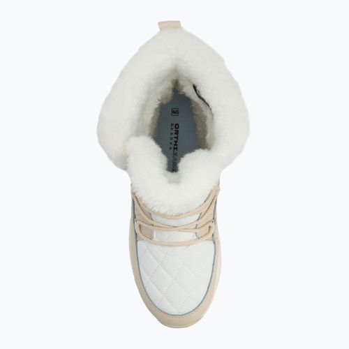 Cizme de iarnă călduroase pentru femei KADVA Summit Mid WaterProof 3M Thinsulate alb