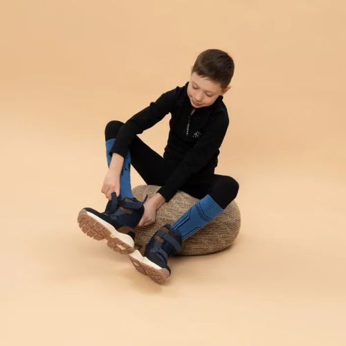 Ghete de iarnă pentru copii KADVA Nevad WaterProof Jrb 3M Thinsulate bleumarin