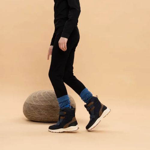 Ghete de iarnă pentru copii KADVA Nevad WaterProof Jrb 3M Thinsulate bleumarin