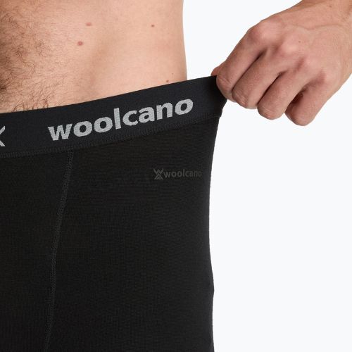 Set de lenjerie termoactivă pentru bărbați WOOLCANO Merino SET0540 negru