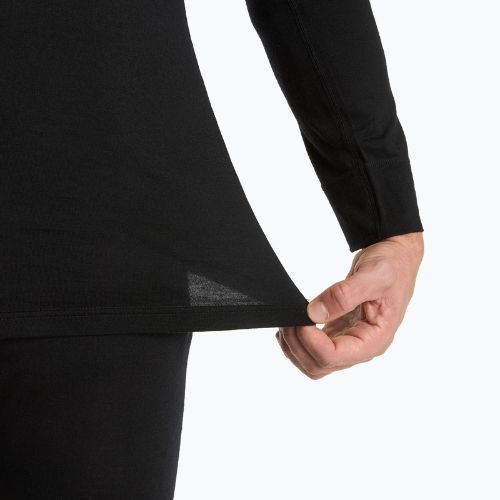 Set de lenjerie termoactivă pentru bărbați WOOLCANO Merino SET0540 negru