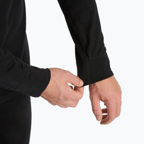 Set de lenjerie termoactivă pentru bărbați WOOLCANO Merino SET0540 negru