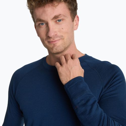 Set de lenjerie termoactivă pentru bărbați WOOLCANO Merino SET0540 bleumarin