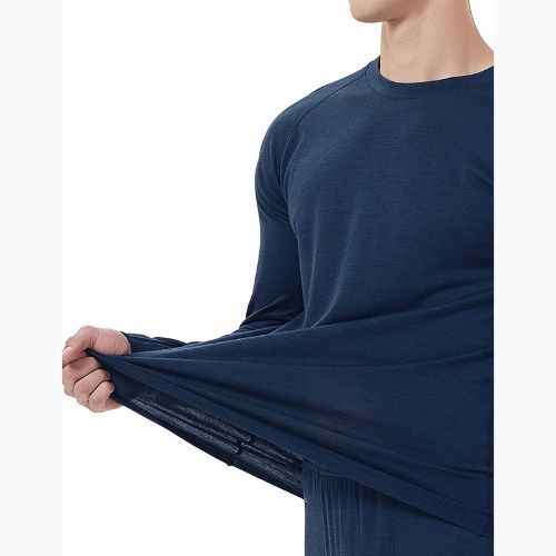 Set de lenjerie termoactivă pentru bărbați WOOLCANO Merino SET0540 bleumarin