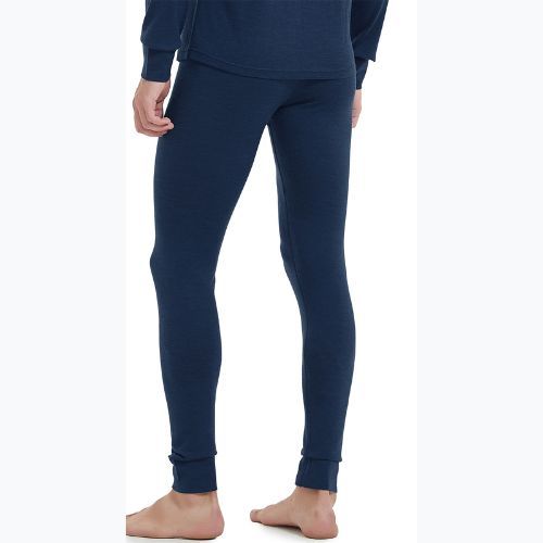 Set de lenjerie termoactivă pentru bărbați WOOLCANO Merino SET0540 bleumarin