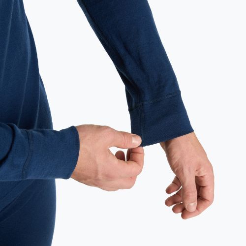 Set de lenjerie termoactivă pentru bărbați WOOLCANO Merino SET0540 bleumarin