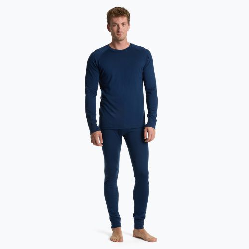 Set de lenjerie termoactivă pentru bărbați WOOLCANO Merino SET0540 bleumarin