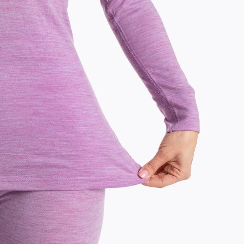 Set de lenjerie termoactivă pentru femei WOOLCANO Merino SET0543 mov