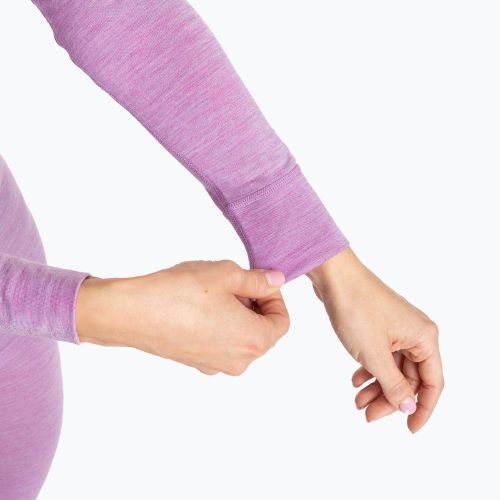 Set de lenjerie termoactivă pentru femei WOOLCANO Merino SET0543 mov