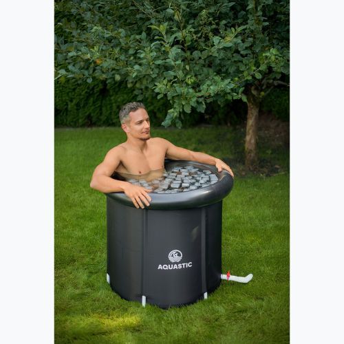 Bazin pentru apă cu gheață AQUASTIC Yeti negru
