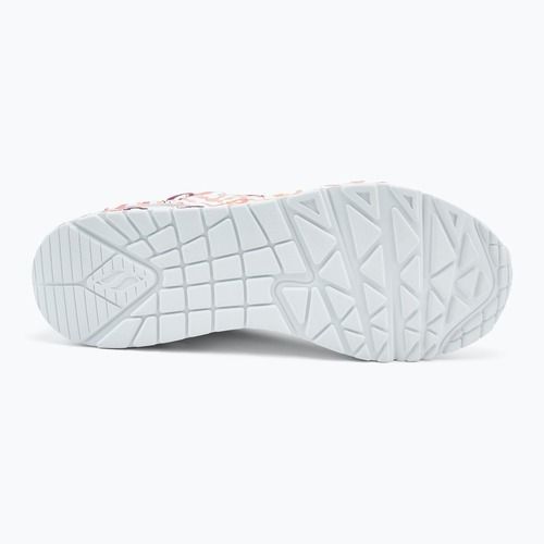 Încălțăminte pentru femei SKECHERS JGoldcrown Uno Spread The Love white/coral