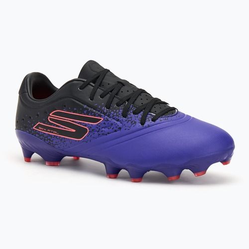 Încălțăminte de fotbal pentru bărbați Skechers Razor Academy Gold 1.5 FG purple