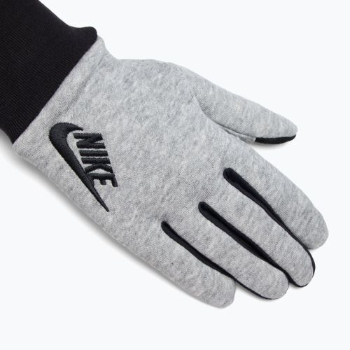 Mănuși de alergare pentru bărbați Nike Club Fleece 2.0 grey heather/black/black