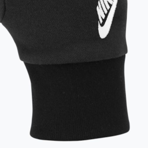 Mănuși de alergare pentru bărbați Nike Club Fleece 2.0 black/black/white