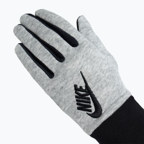 Mănuși de alergare pentru femei Nike Club Fleece grey heather/black/black