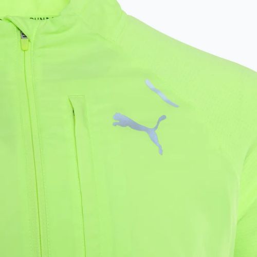Jachetă de alergare pentru femei  PUMA Run Gridfleece fizzy apple