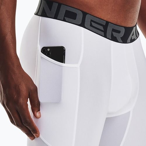 Pantaloni scurți pentru bărbați Under Armour HG Armour Long Shorts white/black