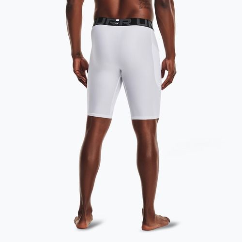 Pantaloni scurți pentru bărbați Under Armour HG Armour Long Shorts white/black