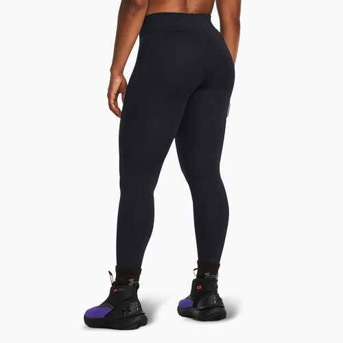 Colanți de antrenament pentru femei Under Armour ColdGear Authentics black/white