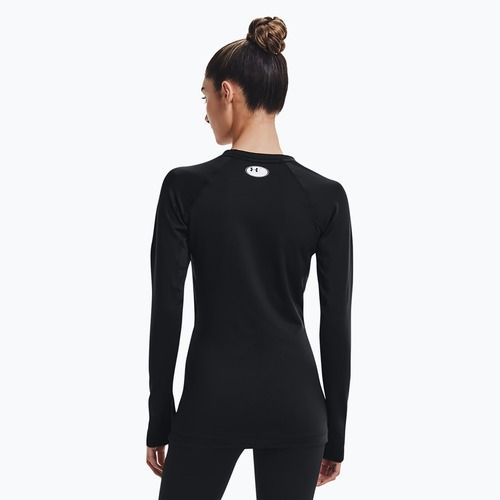 Longsleeve pentru femei Under Armour Authentics CG Crew black/white