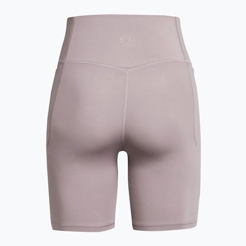 Pantaloni scurți de antrenament pentru femei Under Armour Meridian Bike 7in tetra gray/tetra gray