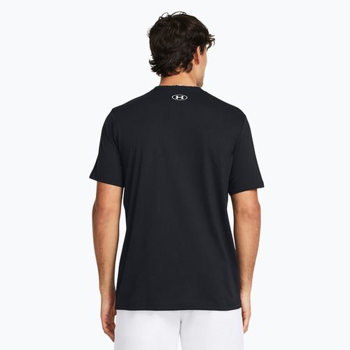 Tricou Under Armour Sportstyle Logo Update negru/alb pentru bărbați