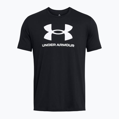 Tricou Under Armour Sportstyle Logo Update negru/alb pentru bărbați