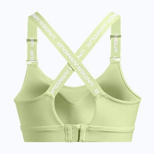 Sutien de antrenament Under Armour Infinity High 2.0 retro green/white