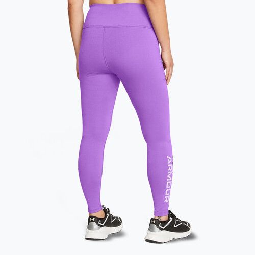 Colanți de antrenament pentru femei Under Armour Campus Graphic lavish/salt purple/black