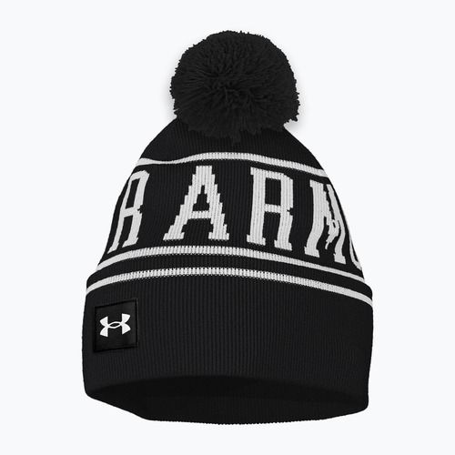 Căciulă de iarnă pentru bărbați Under Armour Halftime Pom Beanie black/white/white