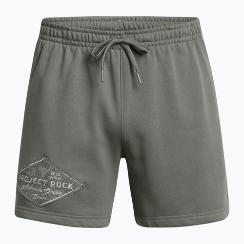 Pantaloni scurți de antrenament pentru bărbați Under Armour Project Rock HWT clay green